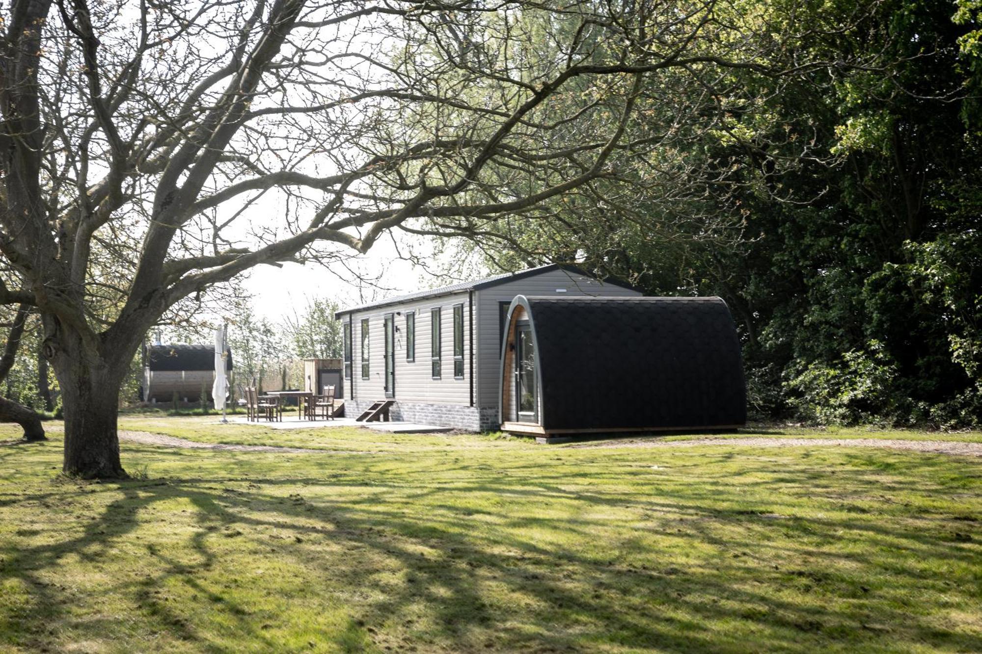 Hof Nieuwerkerk Chalet 1 Arnemuiden Esterno foto